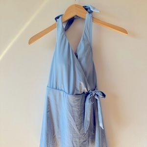 NWT J.Crew Halter wrap swim dress